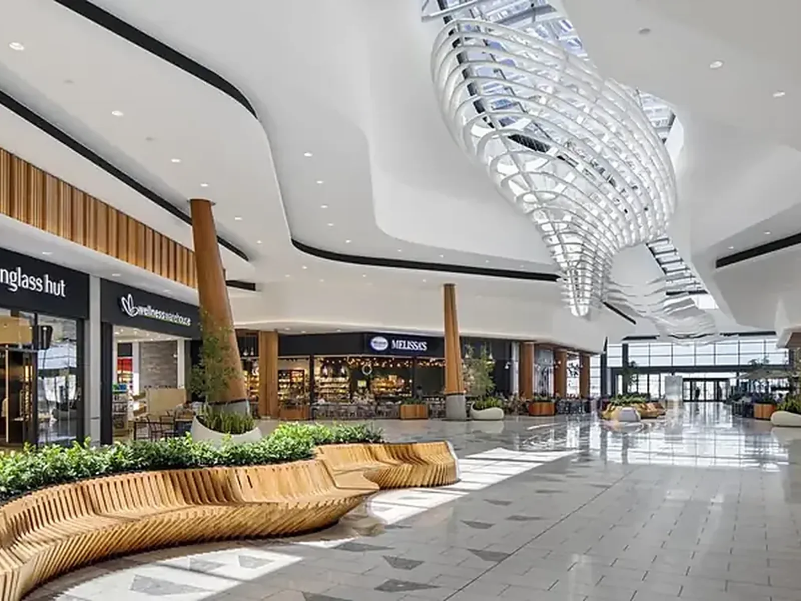The concourse at Table Bay Mall